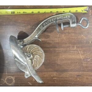 Chop Rite Pottstown Usa 16 Cherry Stoner Antique Vintage Cast Iron Chrome Color